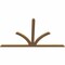 Ekena Millwork Richland Timber Gable Bracket, Western Red Cedar, 84"W x 49"H x 1 1/2"D x 3 1/2"F, 14/12 Pitch GBW084X49X0204RIC00SWR - alternate 3